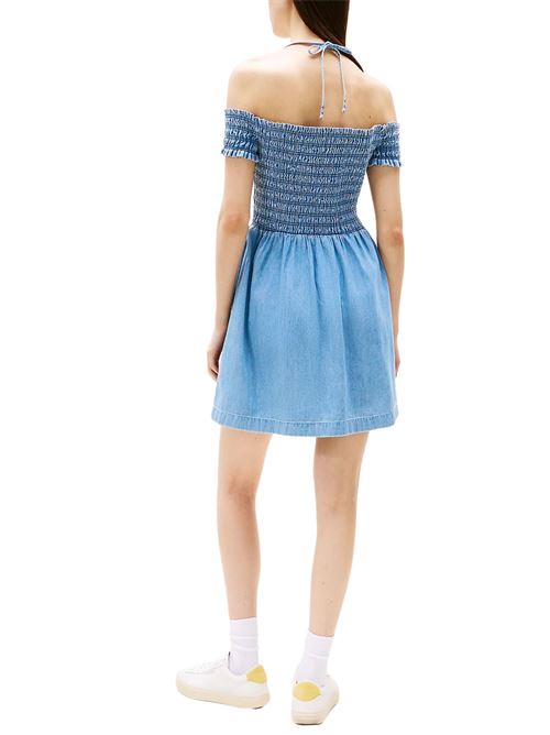 Abitino in denim di cotone Tommy Jeans | DW0DW206771A4